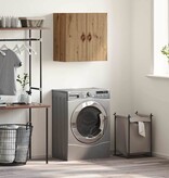 VidaXL Wandkast artisanaal eikenkleurig 60 x 31 x 60 cm Bewerkt hout