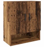VidaXL Wandkast Wandgemonteerd Oud hout 60 x 31 x 70 cm Bewerkt hout