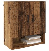 VidaXL Wandkast Wandgemonteerd Oud hout 60 x 31 x 70 cm Bewerkt hout