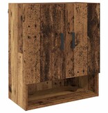 VidaXL Wandkast Wandgemonteerd Oud hout 60 x 31 x 70 cm Bewerkt hout