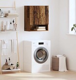 VidaXL Wandkast Wandgemonteerd Oud hout 60 x 31 x 70 cm Bewerkt hout