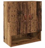 VidaXL Wandkast Wandgemonteerd Oud hout 60 x 31 x 70 cm Bewerkt hout