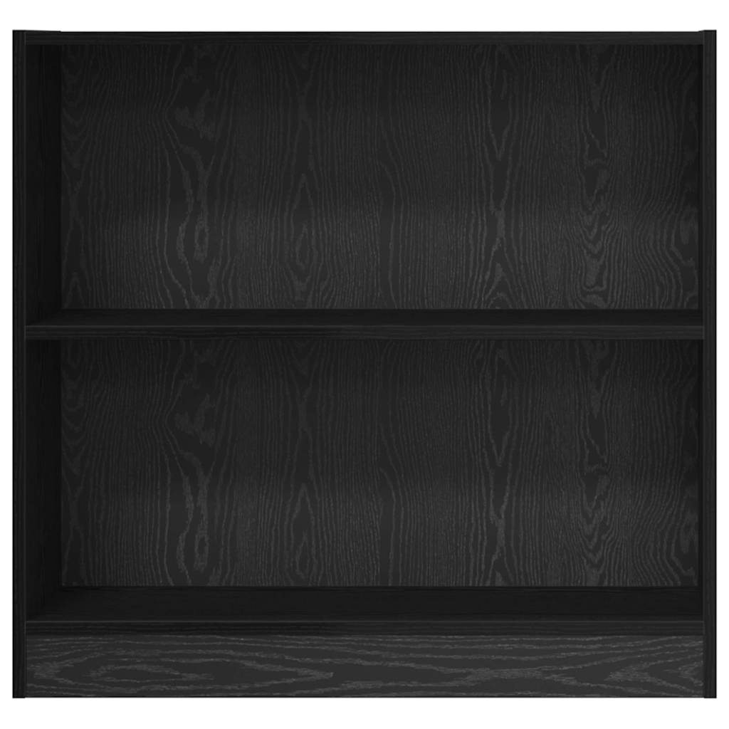 VidaXL Boekenkast Zwart eiken 80 x 24 x 76 cm Bewerkt hout