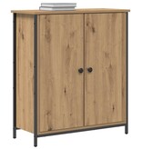 VidaXL Dressoir artisanaal eikenkleurig 70 x 30 x 80 cm Bewerkt hout