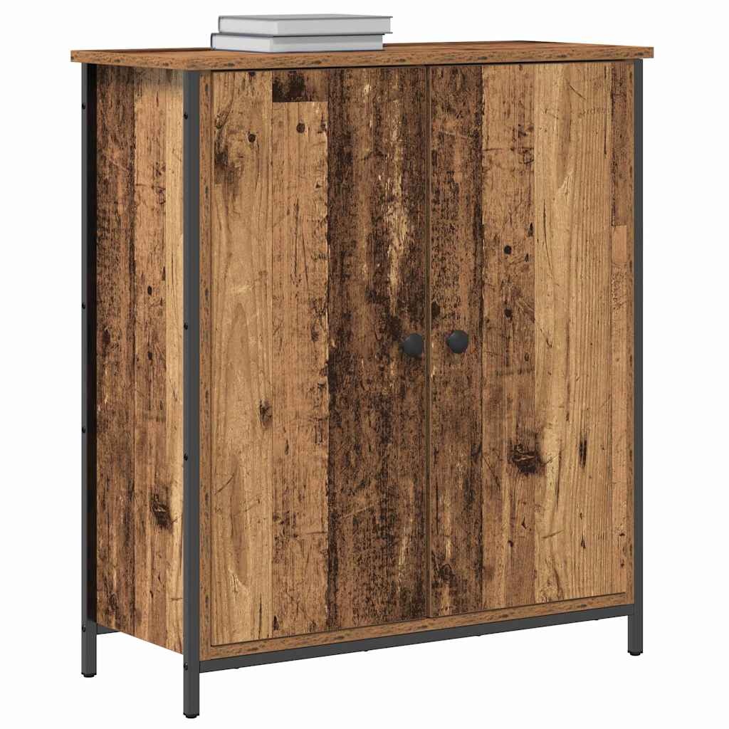 VidaXL Dressoir Oud hout 70 x 30 x 80 cm Bewerkt hout