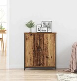 VidaXL Dressoir Oud hout 70 x 30 x 80 cm Bewerkt hout