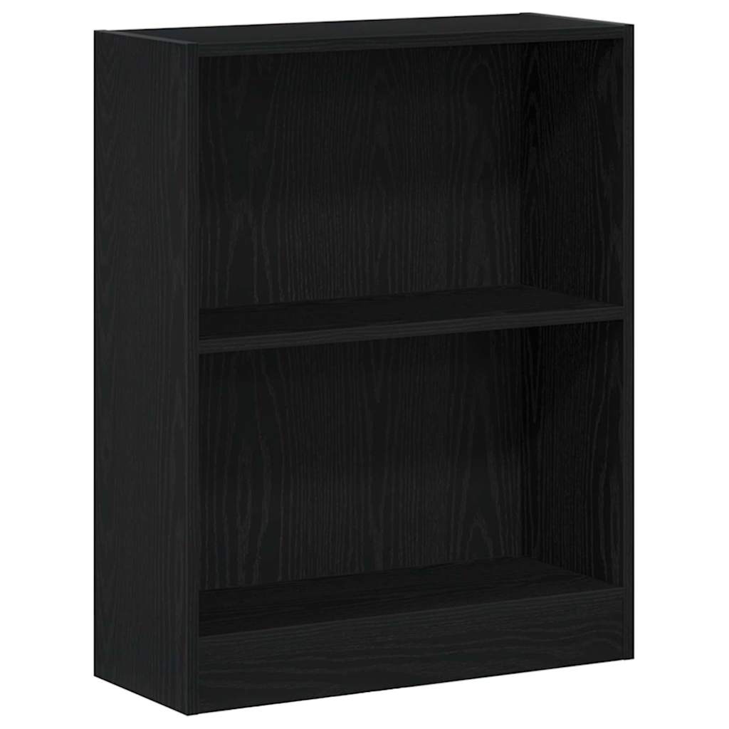VidaXL Boekenkast Zwart 60 x 24 x 76 cm Bewerkt hout