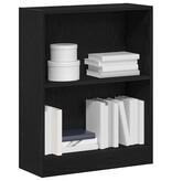 VidaXL Boekenkast Zwart 60 x 24 x 76 cm Bewerkt hout