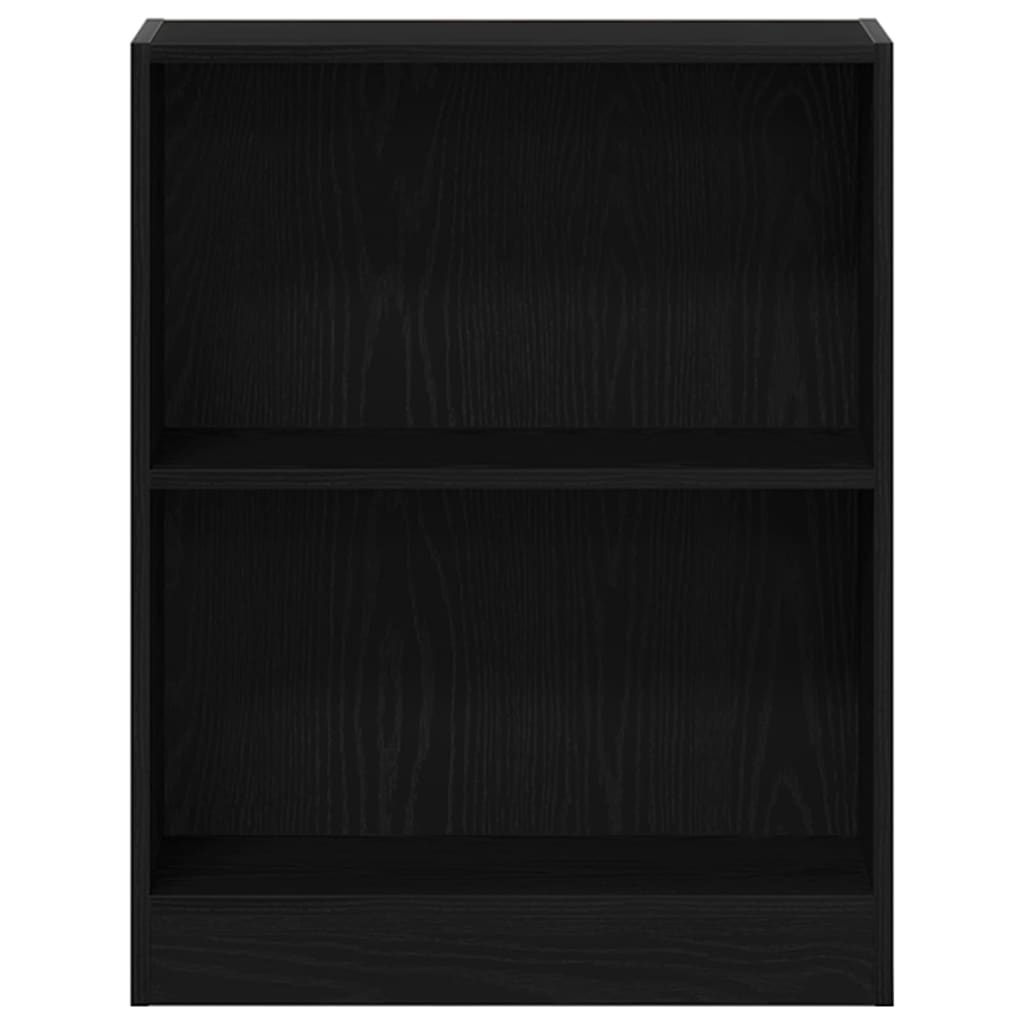 VidaXL Boekenkast Zwart 60 x 24 x 76 cm Bewerkt hout