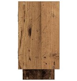 VidaXL Wandschap kubus 5 vakken bewerkt hout oud houtkleurig