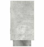 VidaXL Wandschap kubus 5 vakken bewerkt hout betongrijs