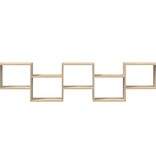 VidaXL Wandschap kubus 5 vakken bewerkt hout sonoma eikenkleurig