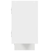 VidaXL Wandschap kubus 5 vakken bewerkt hout wit