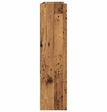 VidaXL Schoenenrek 80x25x100 cm bewerkt hout oud houtkleurig