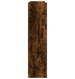 VidaXL Schoenenrek 80x25x100 cm bewerkt hout gerookt eikenkleurig