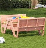 VidaXL Picknicktafel voor kinderen 88x122x58 cm massief douglashout
