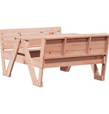 VidaXL Picknicktafel voor kinderen 88x122x58 cm massief douglashout