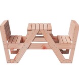VidaXL Picknicktafel voor kinderen 88x122x58 cm massief douglashout