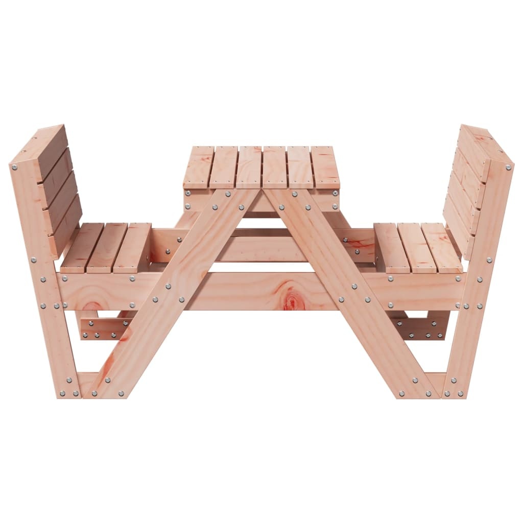 VidaXL Picknicktafel voor kinderen 88x122x58 cm massief douglashout