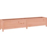 VidaXL Plantenbak verhoogd 199,5x40x39 cm massief douglashout