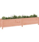 VidaXL Plantenbak verhoogd 199,5x40x39 cm massief douglashout