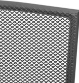 VidaXL Tuinstoelen stapelbaar 2 st staal grijs