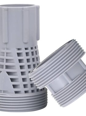 VidaXL 2-delige Zwembadslangaansluitingen kunststof