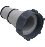 VidaXL Zwembadslangadapters 2 st kunststof