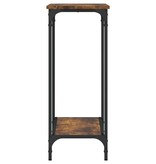 VidaXL Wandtafel 75x30,5x75 cm bewerkt hout gerookt eikenkleurig