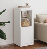 VidaXL Dressoir met LED-verlichting 41x37x100 cm wit