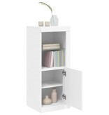 VidaXL Dressoir met LED-verlichting 41x37x100 cm wit