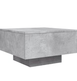 VidaXL Salontafel 55x55x31 cm bewerkt hout betongrijs