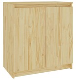 VidaXL Bijzetkast 60x36x65 cm massief grenenhout