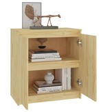 VidaXL Bijzetkast 60x36x65 cm massief grenenhout