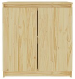 VidaXL Bijzetkast 60x36x65 cm massief grenenhout