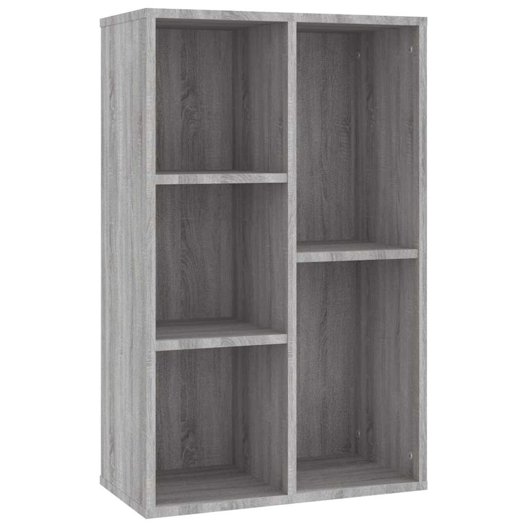 VidaXL Boekenkast/dressoir 50x25x80 cm bewerkt hout sonoma grijs