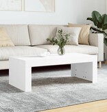VidaXL Salontafel 102x50x36 cm bewerkt hout wit