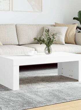 VidaXL Salontafel 102x50x36 cm bewerkt hout wit