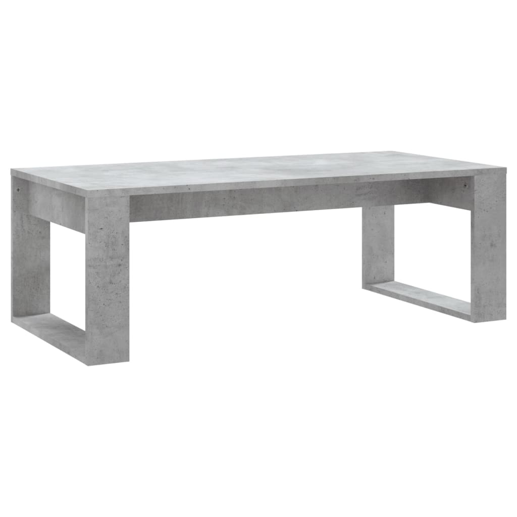 VidaXL Salontafel 102x50x35 cm bewerkt hout betongrijs