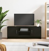 VidaXL Tv-meubel 102x30x37,5 cm bewerkt hout zwart
