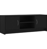 VidaXL Tv-meubel 102x30x37,5 cm bewerkt hout zwart