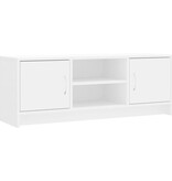 VidaXL Tv-meubel 102x30x37,5 cm bewerkt hout wit