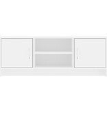 VidaXL Tv-meubel 102x30x37,5 cm bewerkt hout wit