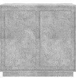 VidaXL Dressoir 80x34x75 cm bewerkt hout betongrijs