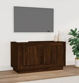 VidaXL Tv-meubel 80x35x45 cm bewerkt hout bruin eikenkleur