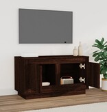 VidaXL Tv-meubel 80x35x45 cm bewerkt hout bruin eikenkleur