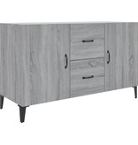 VidaXL Dressoir 100x36x60 cm bewerkt hout grijs sonoma eikenkleurig