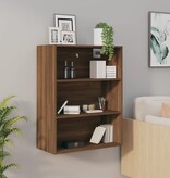 VidaXL Hangkast 69,5x32,5x90 cm bruin eikenkleur