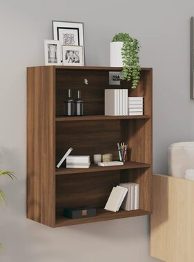 VidaXL Hangkast 69,5x32,5x90 cm bruin eikenkleur