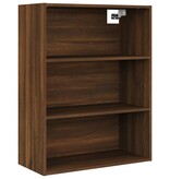 VidaXL Hangkast 69,5x32,5x90 cm bruin eikenkleur